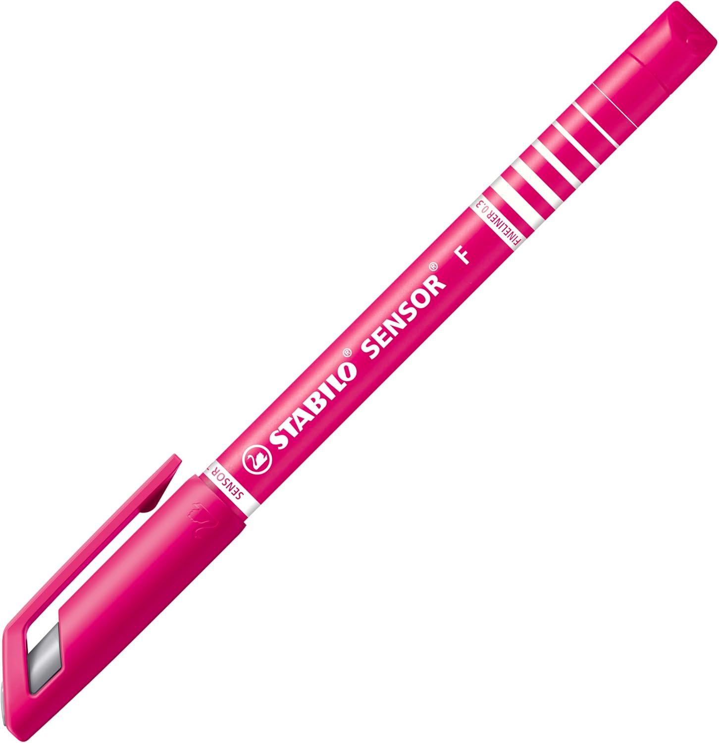 Fineliner with Cushioned F-Tip - STABILO SENSOR F - Pack of 8