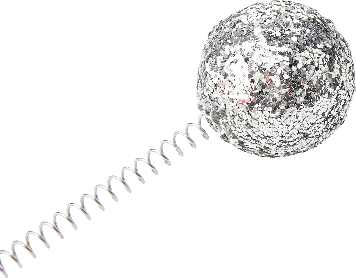 Smiffys Glitter Ball Boppers, Silver