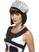Smiffys Disco Sequin Hat, Silver