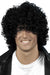 Smiffys Afro Wet Look Wig, Black