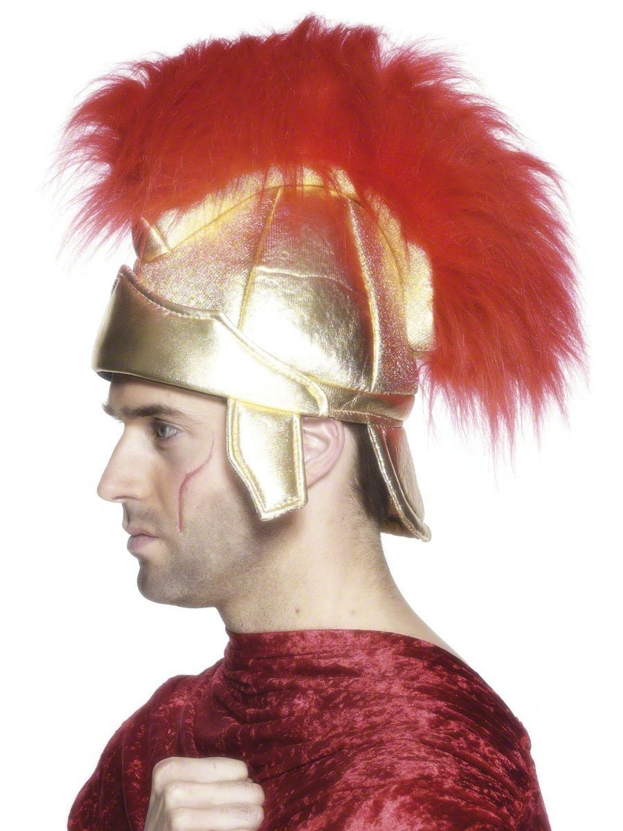 Smiffys Roman Soldiers Helmet, Gold