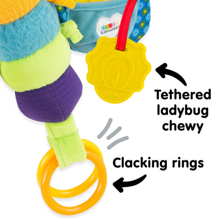 LAMAZE Freddie The Firefly - Clip on Pram and Pushchair Newborn Baby Toy, Sensory Toy for Babies Boys and Girls From 0 - 6 Months