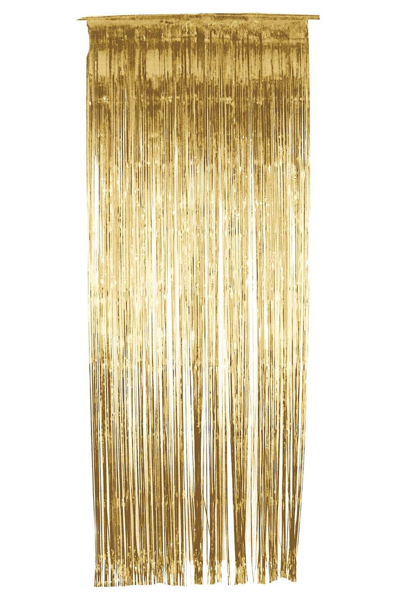 Smiffys Shimmer Curtain, Gold