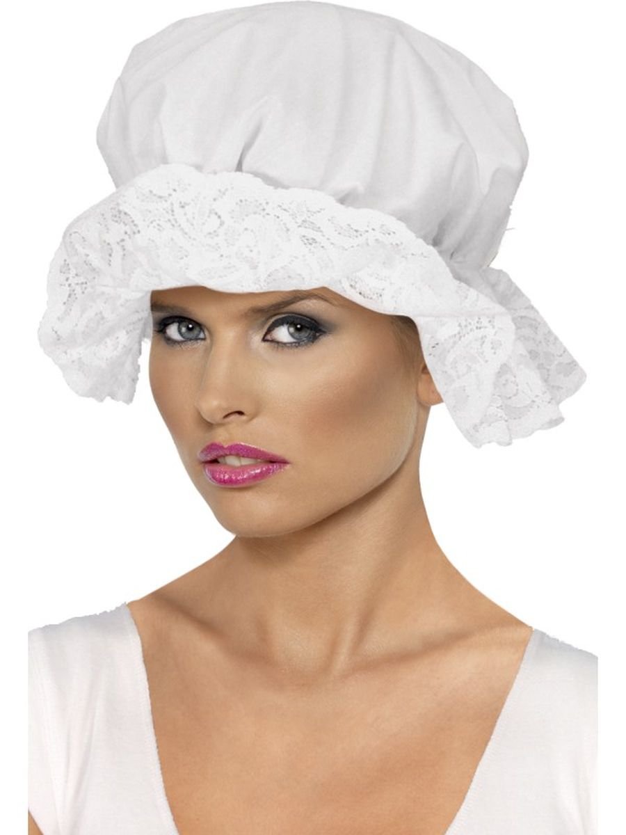 Smiffys Mop Cap, White