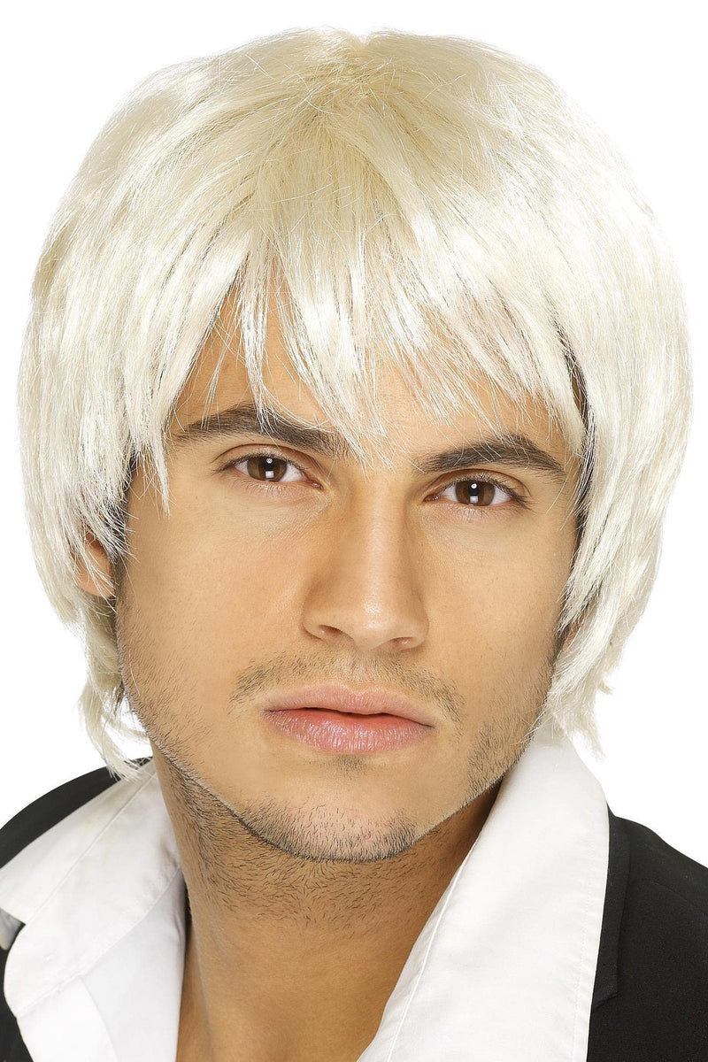 Smiffys Boy Band Wig, Blonde