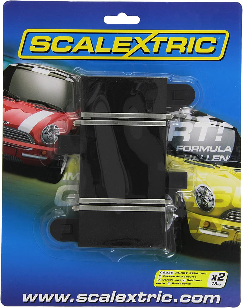 Scalextric Short Straight 78 mm x 2