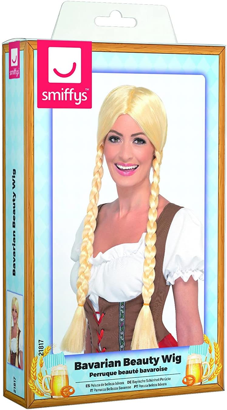 Smiffys Bavarian Beauty Wig, Blonde