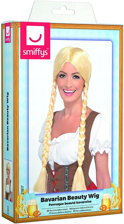 Smiffys Bavarian Beauty Wig, Blonde