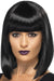 Smiffys R'n'B Star Wig, Black