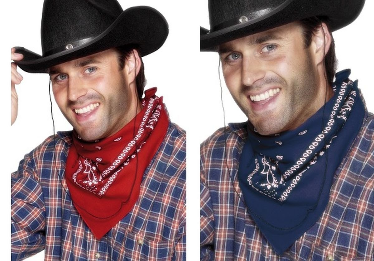 Smiffys Cowboy Bandana Size: One Size