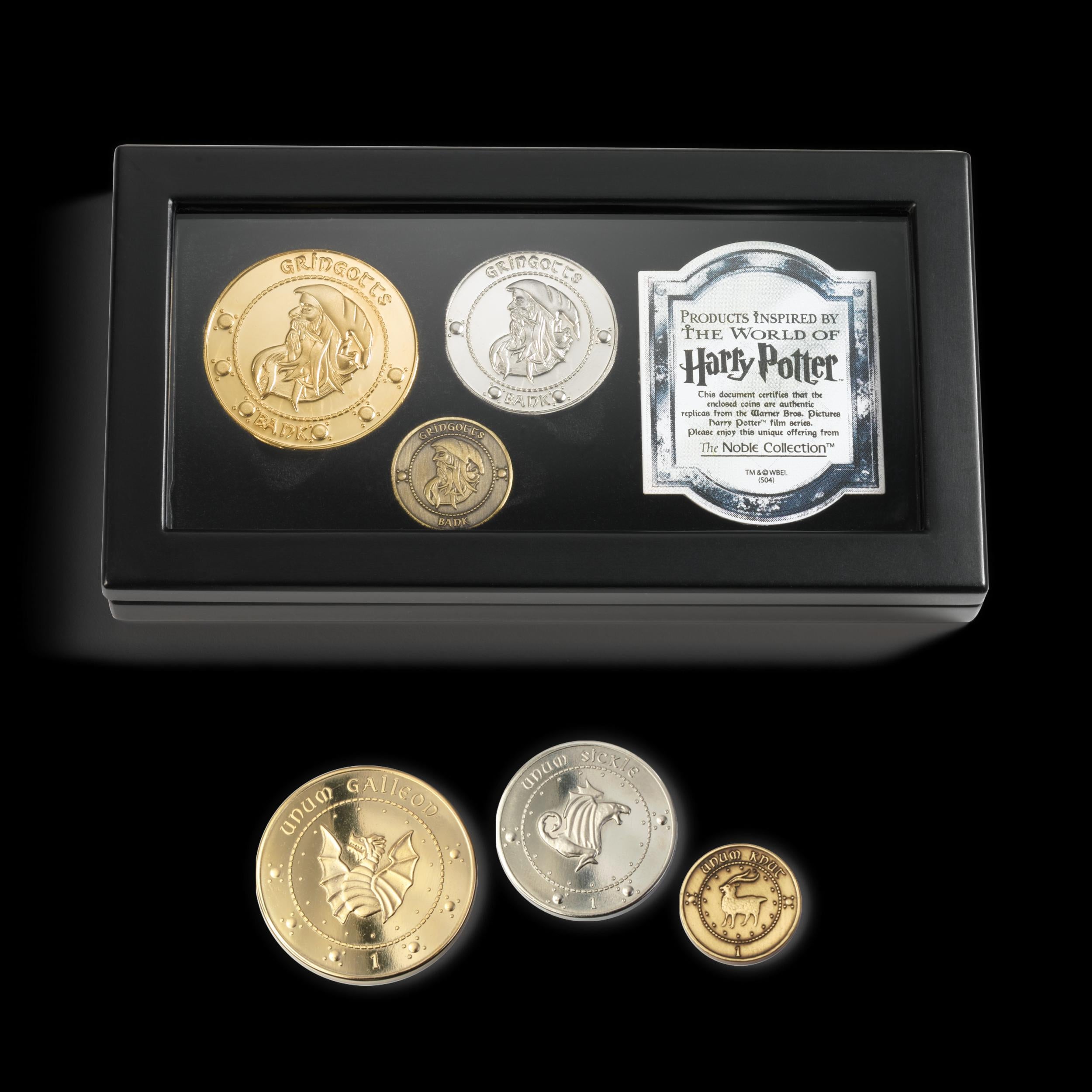 Noble Collection - Réplique Harry Potter - Pièces des Gobelins de Gringotts - 0812370011032