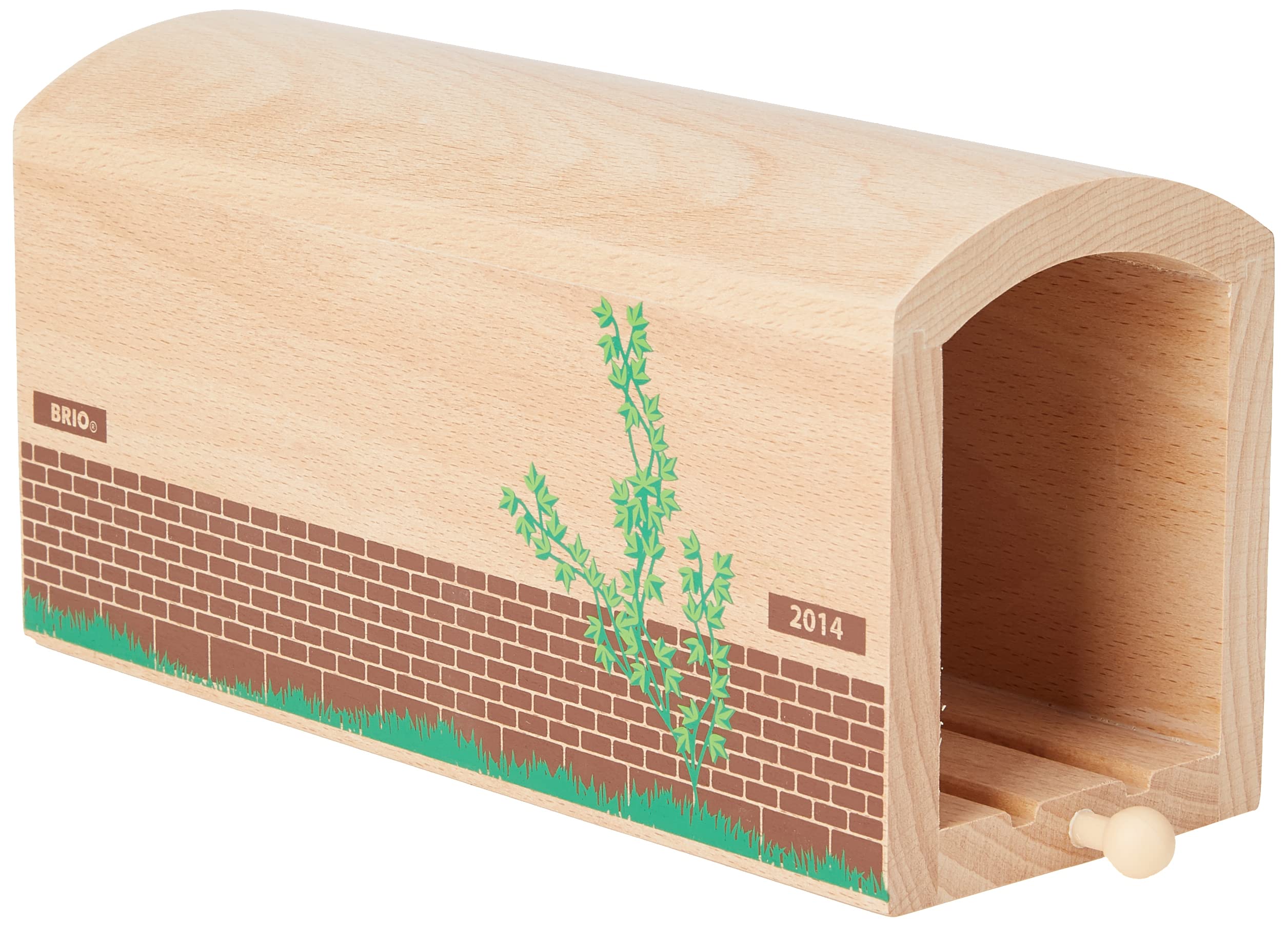 BRIO World Wooden Tunnel Train for Kids Age 3 Years Up - Compatible with all BRIO Railway Sets & Accessories