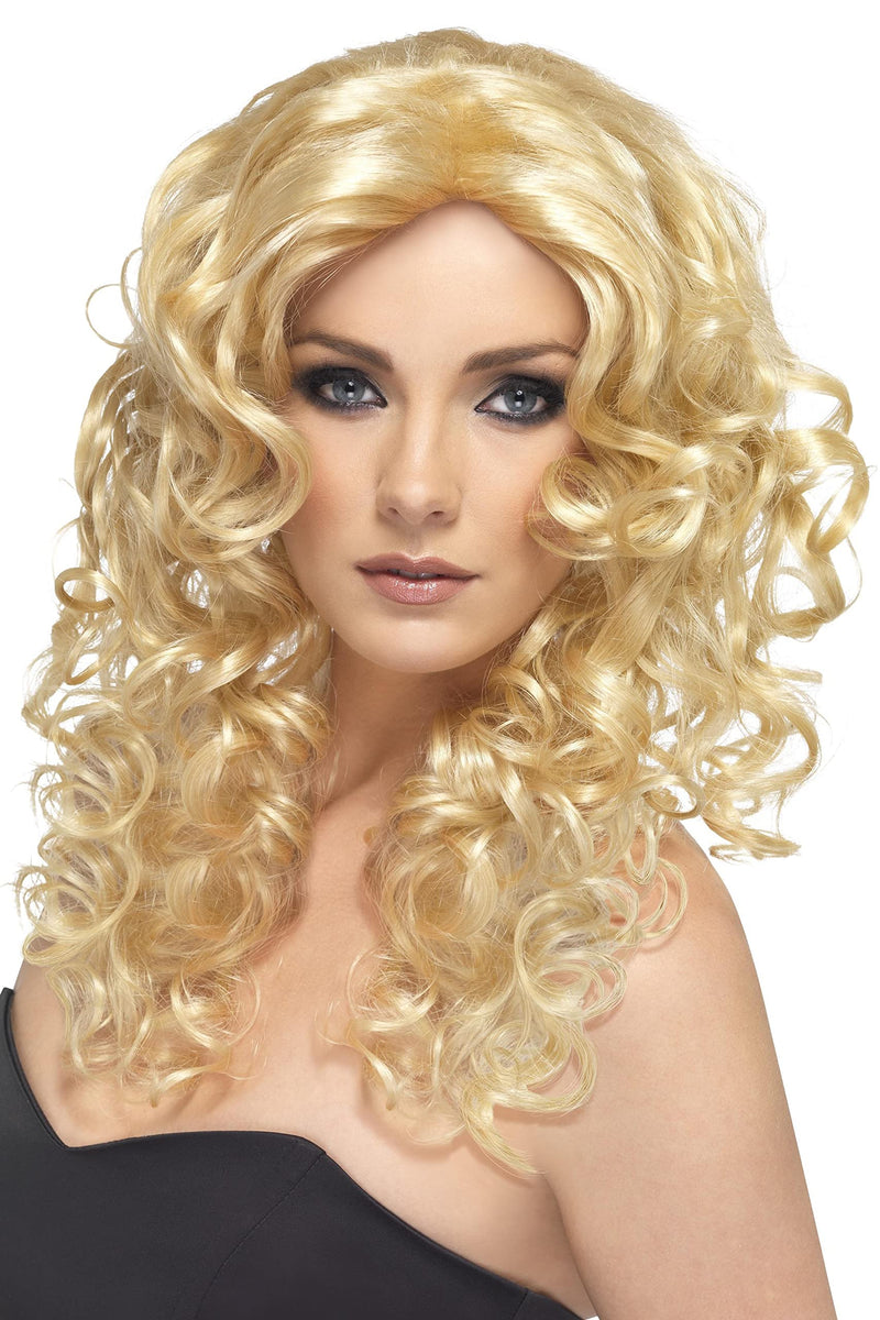 Smiffys Glamour Wig, Blonde