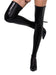 Smiffys Wet Look Hold-Ups, Black