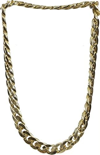 Smiffys Chunky Gold Necklace Costume Accessory