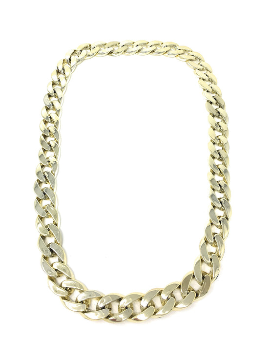 Smiffys Chunky Gold Necklace Costume Accessory