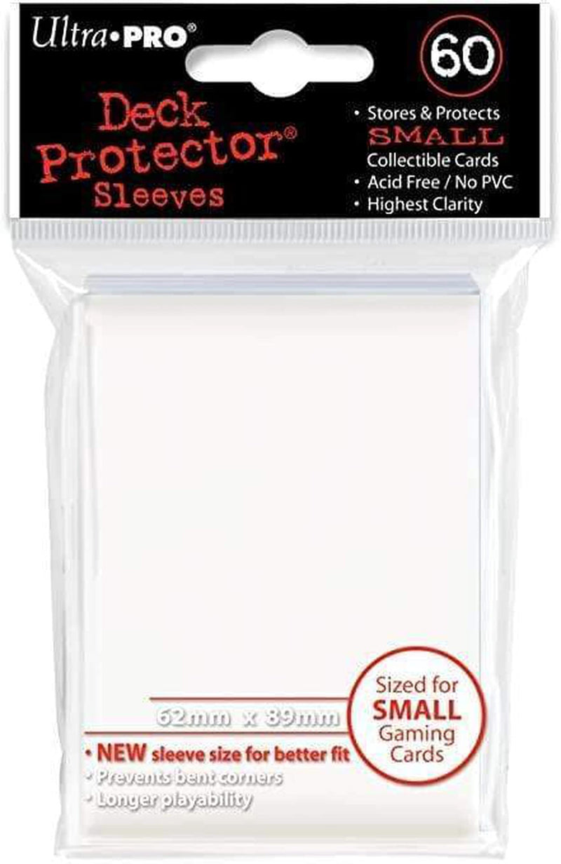 Ultra Pro 12916 Deck Protector Card Sleeves (Pack of 60, Small, White