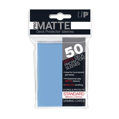 Ultra Pro SLEEVES Pro-Matte d12 Card Game (Light Blue