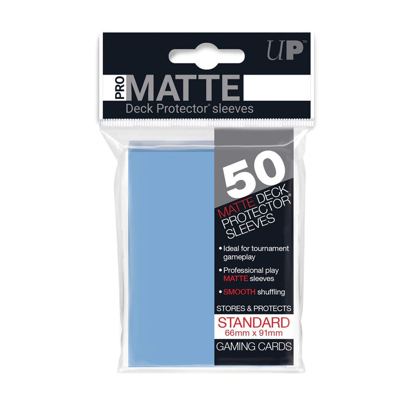Ultra Pro SLEEVES Pro-Matte d12 Card Game (Light Blue