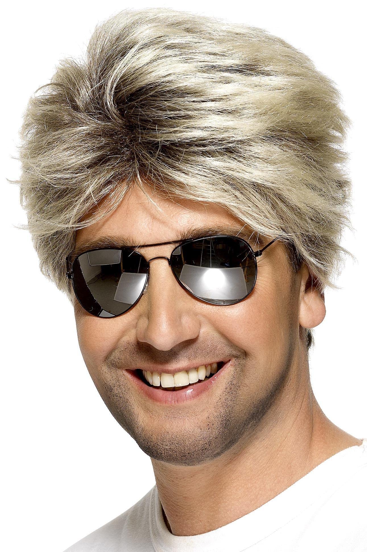 Smiffys 80s Street Wig, Blonde