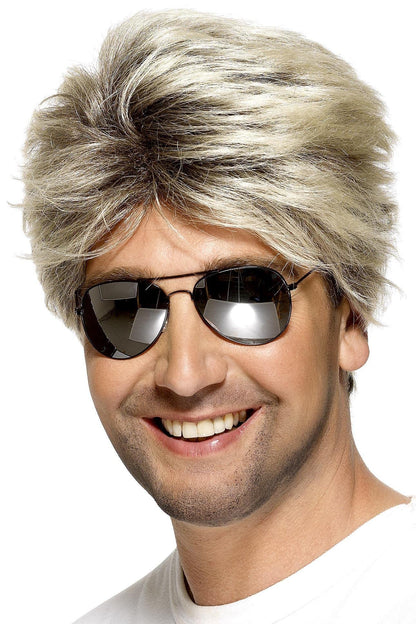 Smiffys 80s Street Wig, Blonde