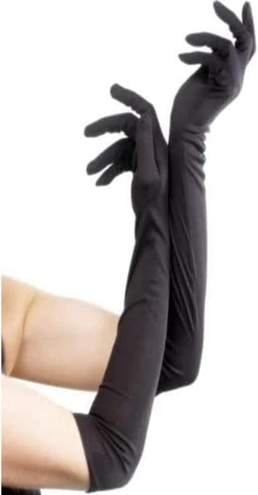 Smiffys Gloves, Black
