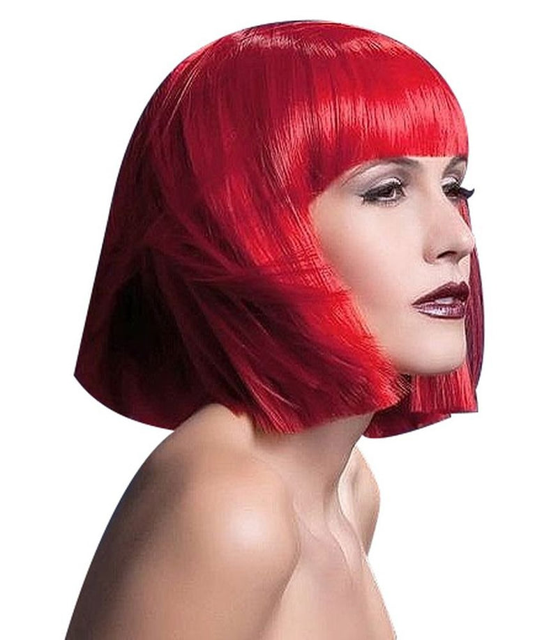 Smiffys Fever Lola Wig, Red