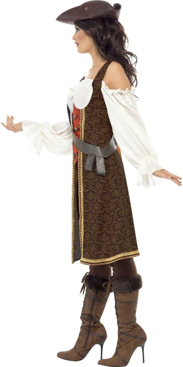 Smiffy's Women's High Seas Pirate Wench Costume