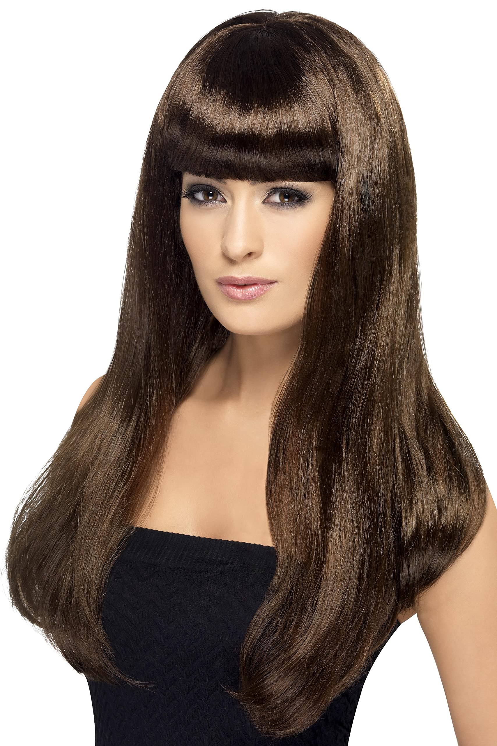 Smiffys Babelicious Wig, Brown