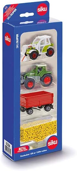 siku 6304, Farming Gift Set, 4-piece, Metal,Plastic, Multicolour, Play set, Movable parts