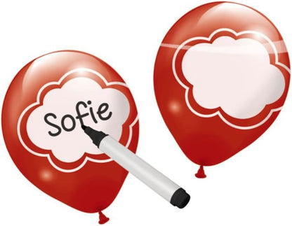beschreibbares Luftballons (Pack von 6