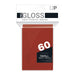 Ultra Pro Sleeves Small 60 D10 Card Game (Red