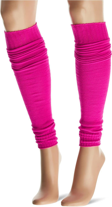 Smiffys 80's Woman's Costume Legwarmers Neon Blue