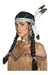 Smiffys Native American Inspired Wig, Black