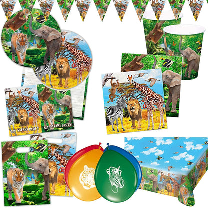 Folat Safari Party Table Cloth 180 x 130 cm