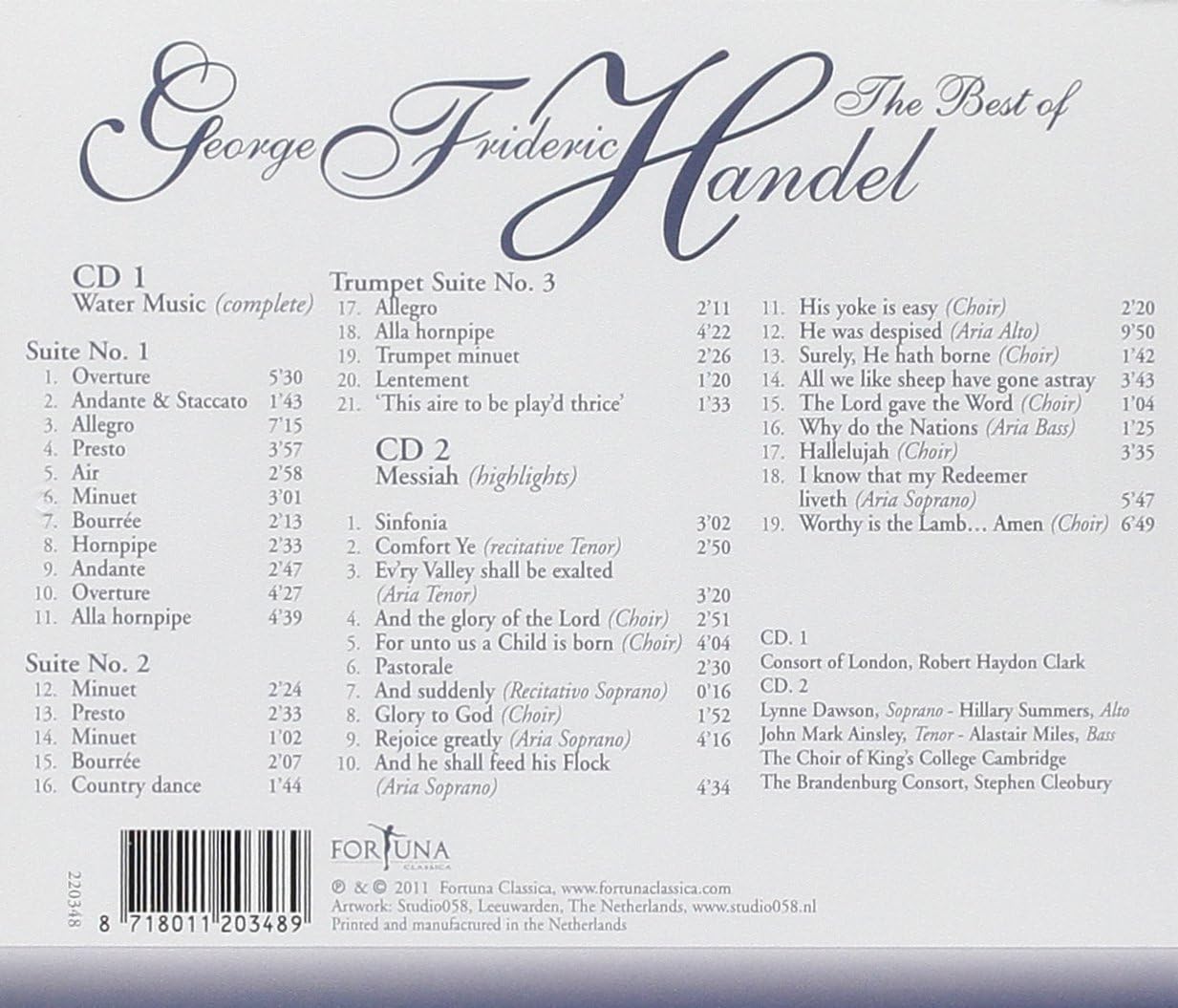 The Best of Georg Friedrich Händel
