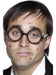 Smiffys Schoolboy Specs, Black