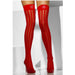 Smiffys Sheer Hold-Ups, Red