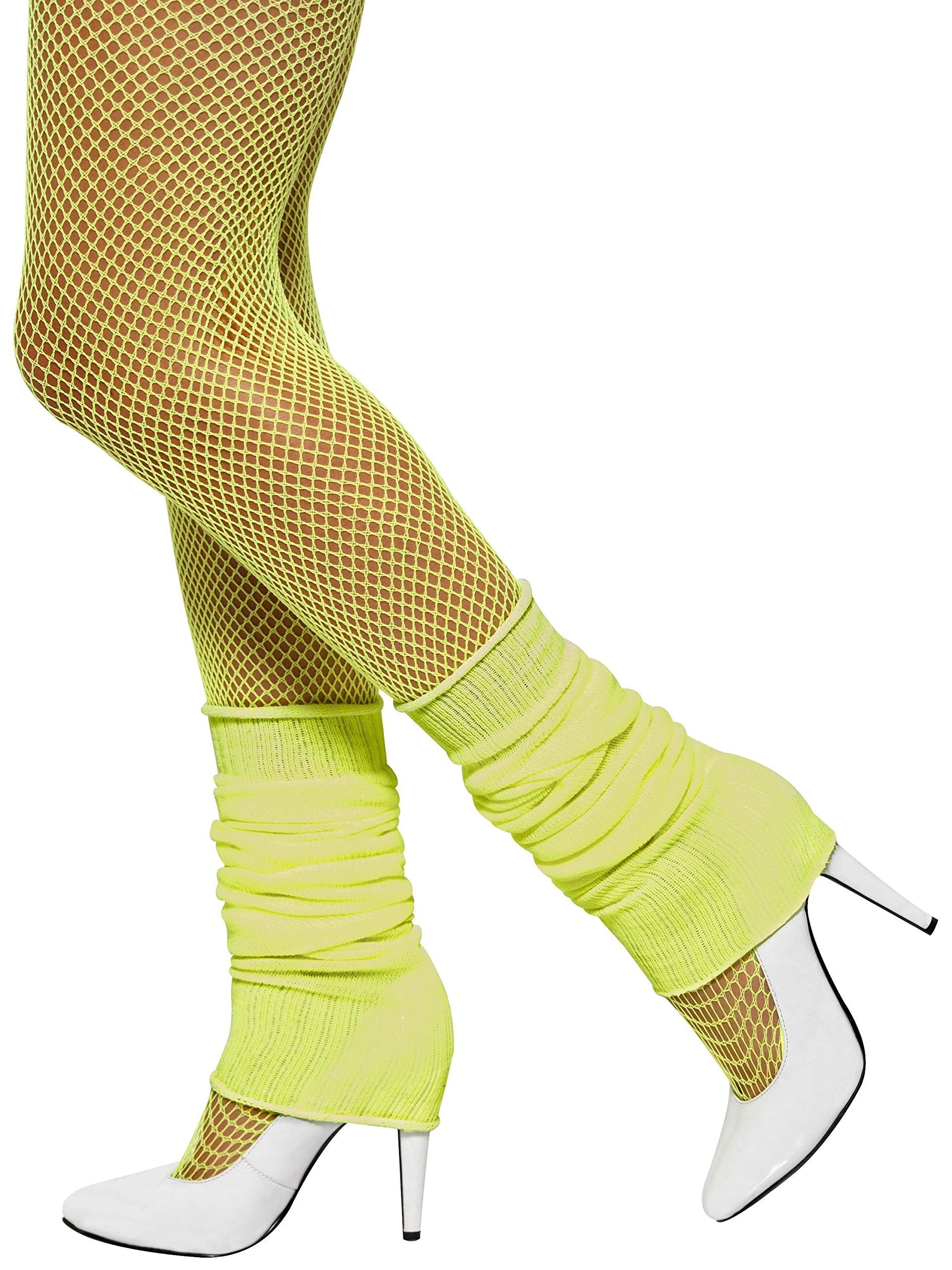 Smiffys Legwarmers, Yellow