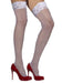 Smiffys Sheer Hold-Ups, White