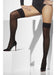 Smiffys Sheer Hold-Ups, Black