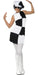 Smiffys 60s Party Girl Costume, Black & White (Size S)