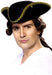Smiffys Dick Turpin Tricorn Hat, Black