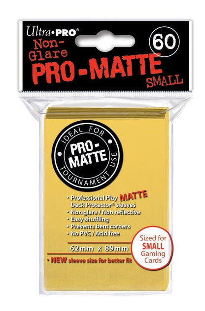 Ultra Pro Standard Deck Protectors for Magic and Pokemon - Yellow (60 ct.)