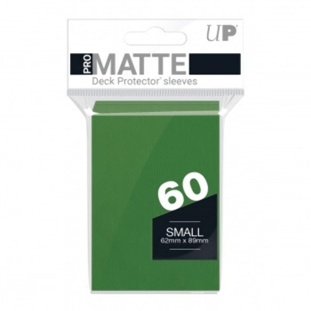 Ultra Pro PRO-Matte Small Deck Protector Sleeves for Yu-Gi-Oh & Cardfight Vanguard!! - Green (60 ct.)