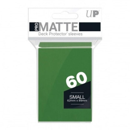 Ultra Pro PRO-Matte Small Deck Protector Sleeves for Yu-Gi-Oh & Cardfight Vanguard!! - Green (60 ct.)