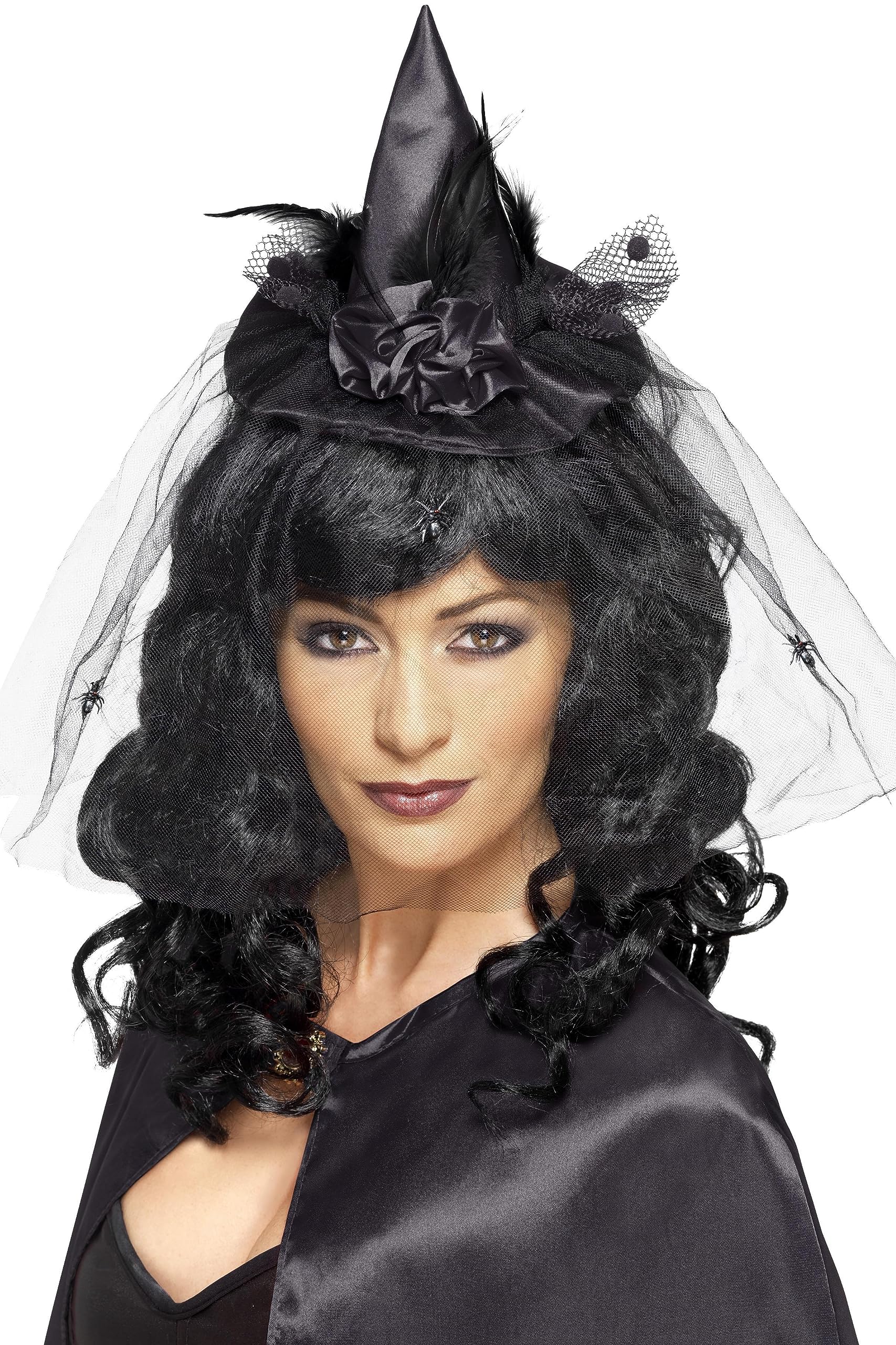 Smiffys Witch Hat Mini, Black