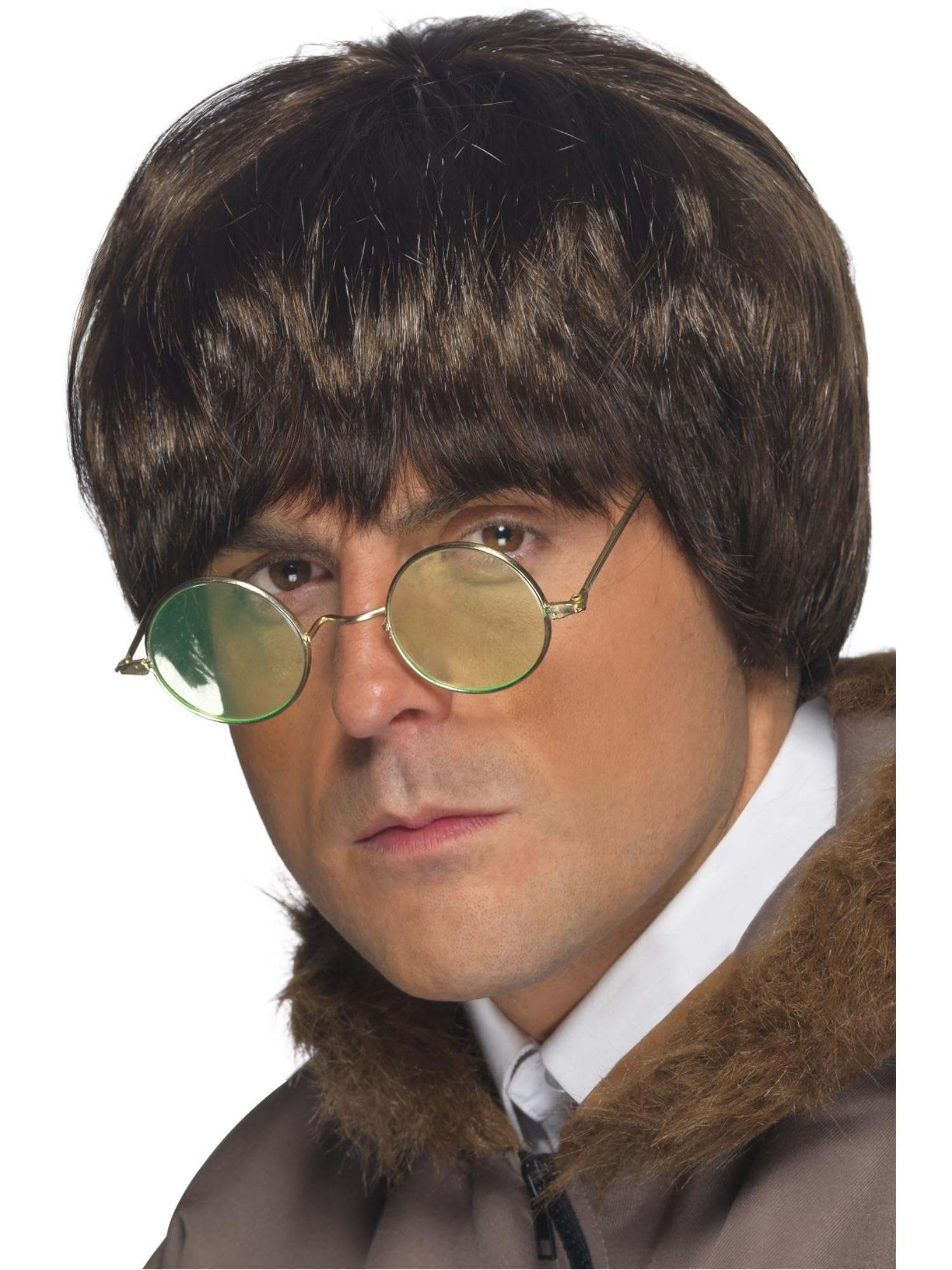 Smiffys Britpop Wig, Brown