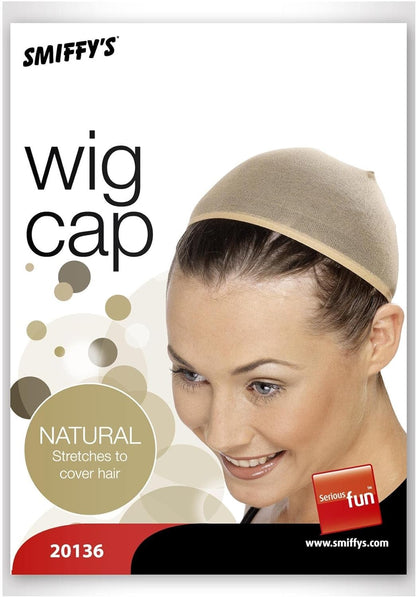 Smiffys Wig Cap, Nude