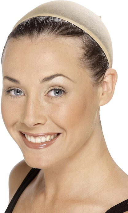 Smiffys Wig Cap, Nude